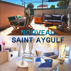 Saint Aygulf REZ DE JARDIN 300m de la plage
